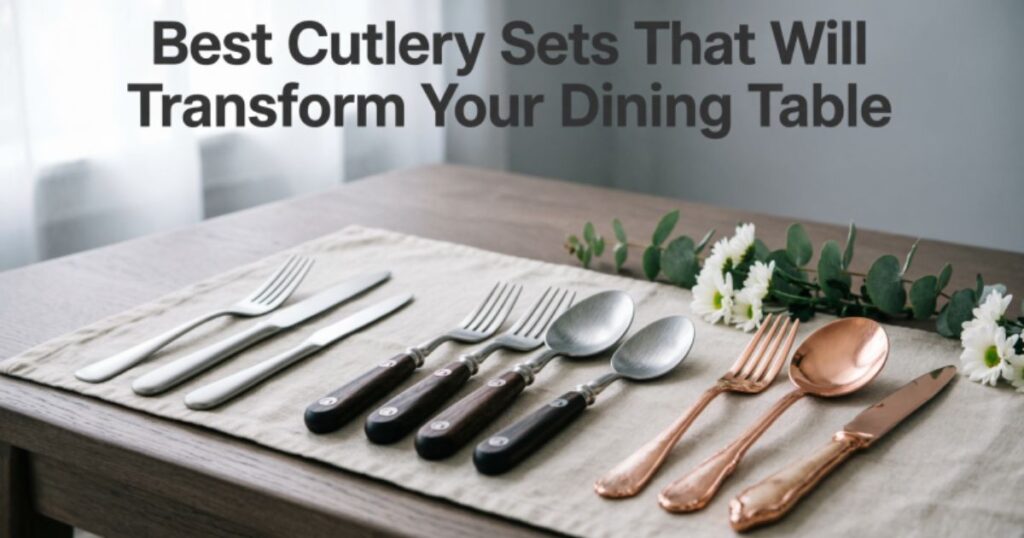 7 Best Cutlery Sets That Will Transform Your Dining Table